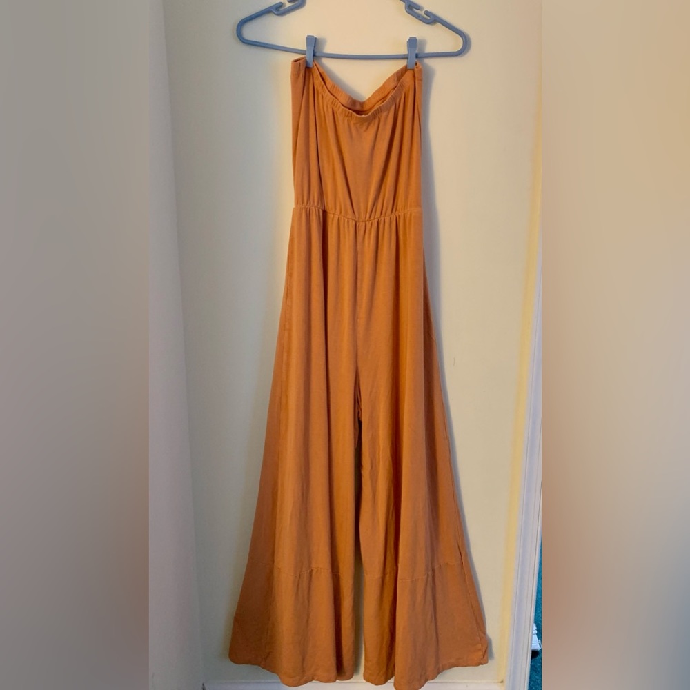 URBAN OUTFITTERS Don’t Ask Why orange strapless jumpsuit